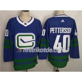 Vancouver Canucks Trikot Elias Pettersson 40 Alternate Adidas 2019-2020 Blau Authentic - Herren